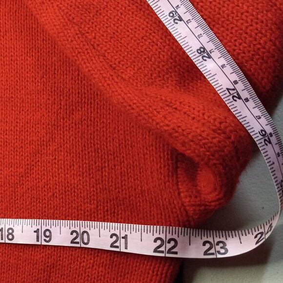 Just For Women 1X Red with Black Floral Accent Beaded Embellished Sweater - Picture 4 of 6